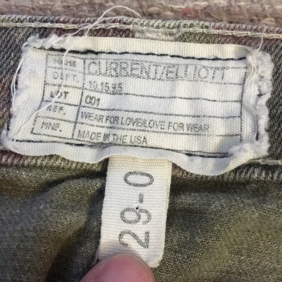 CURRENT/ELLIOTT | Army Green Navajo Skinny Jeans - Picture 5 of 7